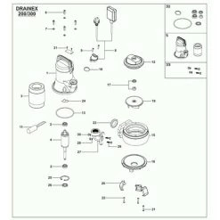 ESPA Pompe Submersible De Drainage Pour Eaux Usées DRAINEX 202 MA - 30.000L/h - 16,3m Max. -Feider Soldes 2022 36591640 4