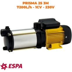 ESPA Pompe Centrifuge Multi-étage Horizontale Pour L'approvisionnement En Eau PRISMA 25 3M - 7.200L/h - 33m Max. - 230V