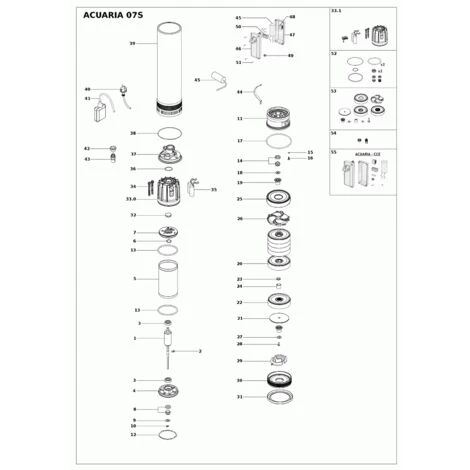 ESPA Pompe à Eau Submersible Pour L'approvisionnement En Eau ACUARIA 07S 4M - 3.900L/h - 47,3m Max. 4 ESPA Pompe à Eau Submersible Pour L'approvisionnement En Eau ACUARIA 07S 4M - 3.900L/h - 47,3m Max. – Image 4