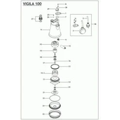 ESPA Pompe Portable Submersible Pour Les Eaux Usées VIGILA 100 M A - 5.700L/h - 5m Max. - 230V -Feider Soldes 2022 36591795 4