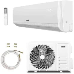FEIDER Climatiseur Réversible Monosplit 30 M² 2600 W - Unité Intérieure 1 PAC - Unité Extérieure 1 Compresseur FC2600PAP4